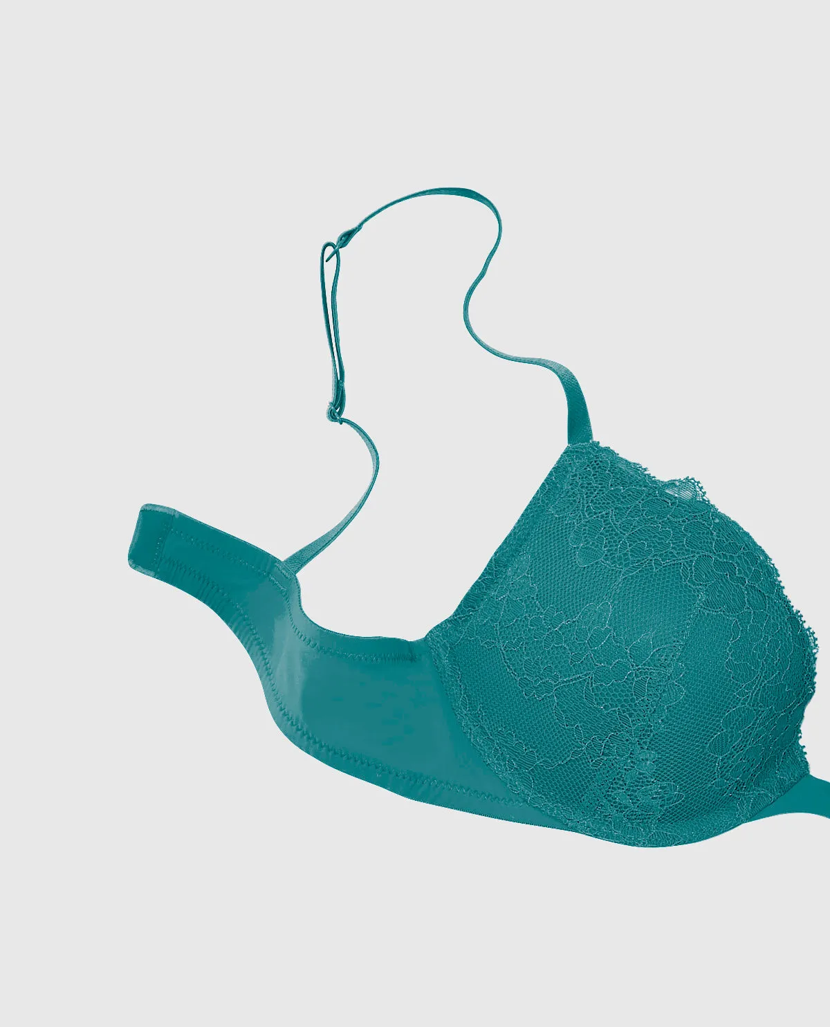 Push Up Plunge Bra with Lace Overlay sold by La SENZA product image thumbnail 2