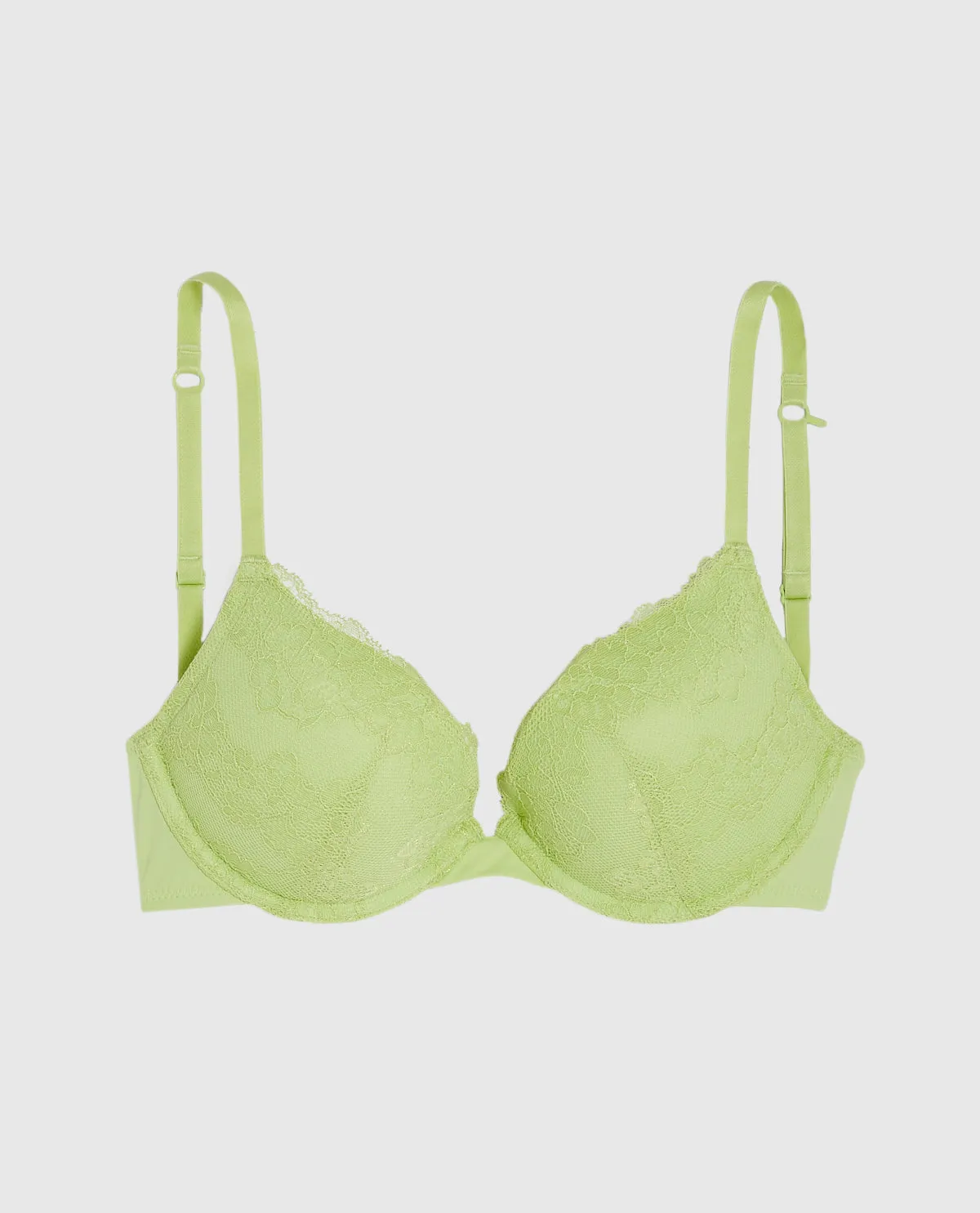 Push Up Plunge Bra with Lace Overlay sold by La SENZA