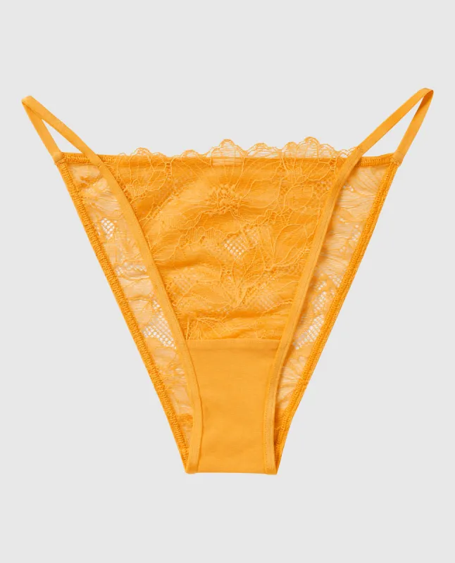 Lace High Leg Cheeky Panty sold by La SENZA