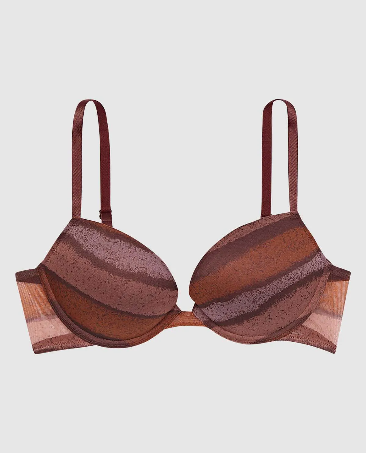 Smooth Cotton Push Up Plunge Bra sold by La SENZA