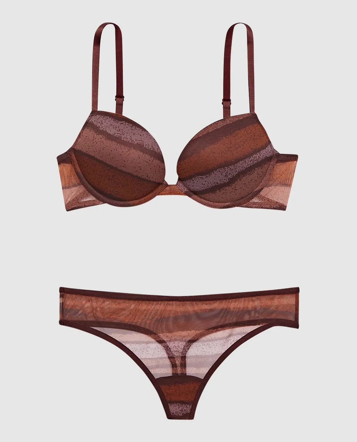 Smooth Cotton Push Up Plunge Bra sold by La SENZA product image thumbnail 2