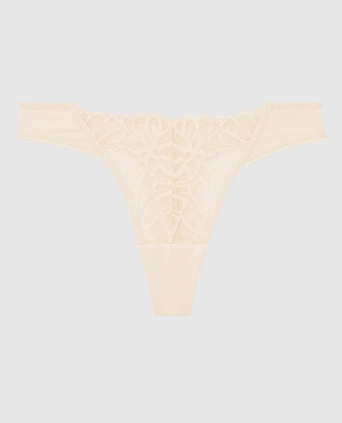 Lace High Leg Thong Panty sold by La SENZA