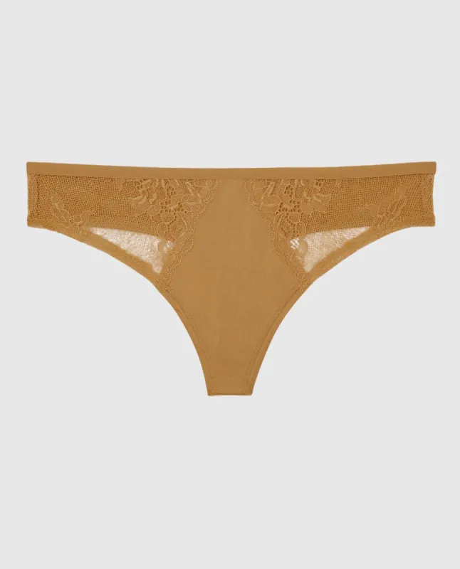 Lace Thong Panty sold by La SENZA