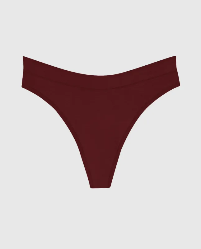 Smooth Comfort High Leg Thong Panty sold by La SENZA