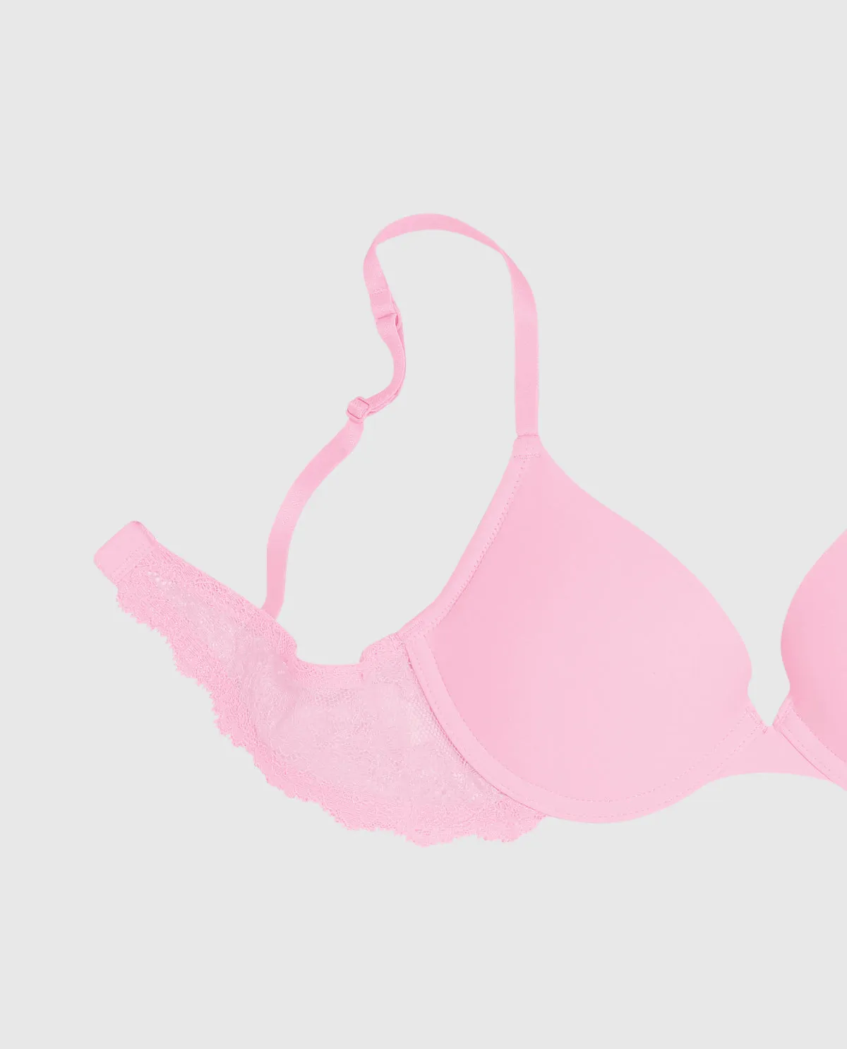 Smooth Push Up Plunge Bra with Lace Wing sold by La SENZA product image thumbnail 2