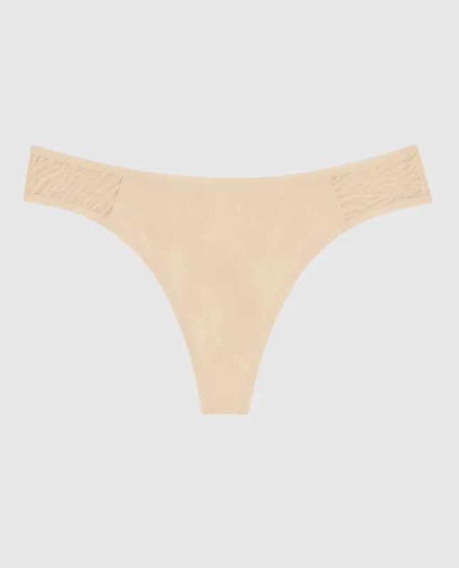 Mesh Thong Panty sold by La SENZA