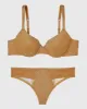 Lightly Lined Full Coverage Bra with Lace Overlay sold by La SENZA