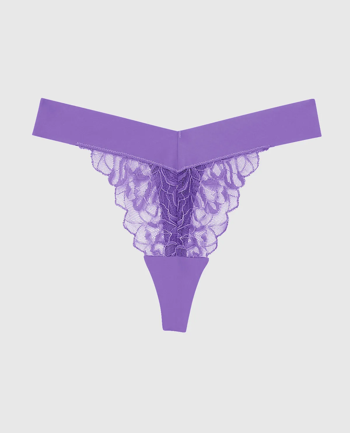 Lace High Leg Thong Panty sold by La SENZA
