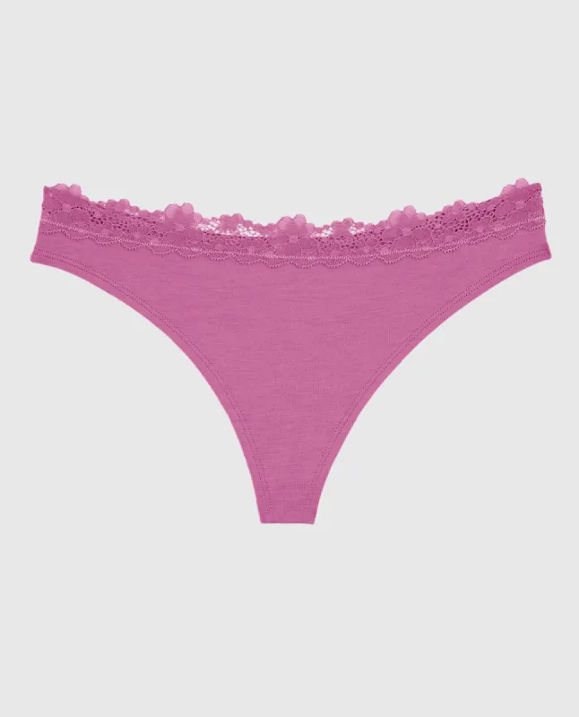 Ultrasoft Modal Thong Panty sold by La SENZA