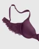 Lightly Lined Full Coverage Bra with Lace Wing sold by La SENZA