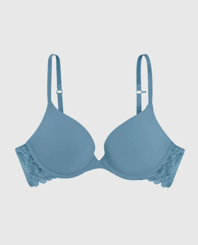 Push Up Plunge Bra with Lace Wing sold by La SENZA