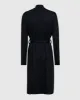 Long Sleeve Jersey Robe in Smoulder Black sold by La SENZA