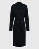 Long Sleeve Jersey Robe in Smoulder Black sold by La SENZA