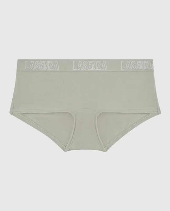 Smooth Boyshort Panty with Logo Band sold by La SENZA