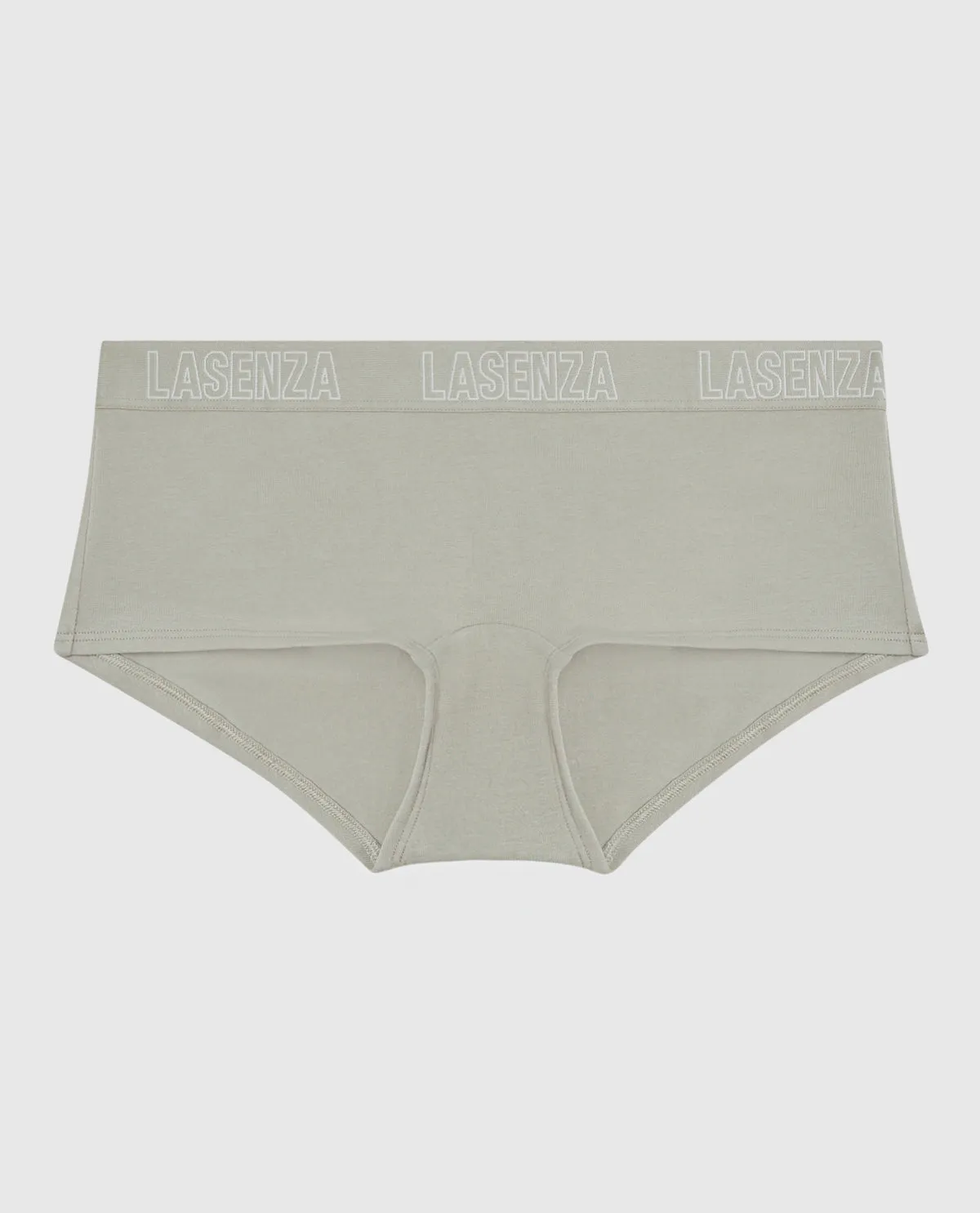 Smooth Boyshort Panty with Logo Band sold by La SENZA