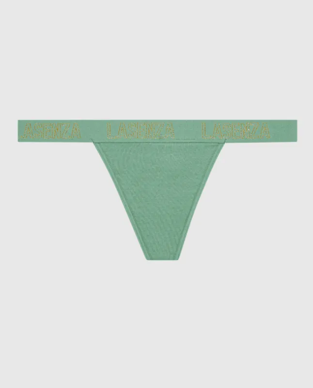 G-String Panty with Logo Band sold by La SENZA
