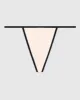 Ultrasoft Ribbed G-String Panty in Ivory Dawn sold by La SENZA