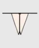 Ultrasoft Ribbed G-String Panty in Ivory Dawn sold by La SENZA