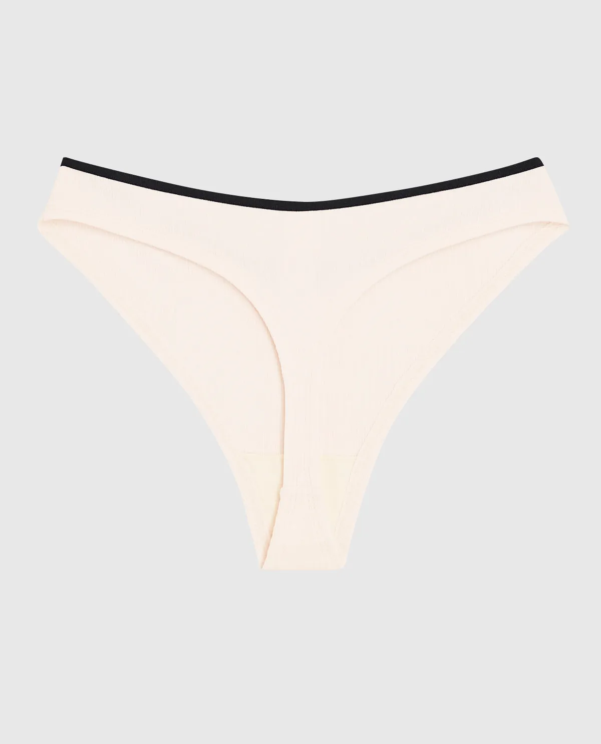 Ultrasoft Modal High Leg Ribbed Thong Panty sold by La SENZA product image thumbnail 2