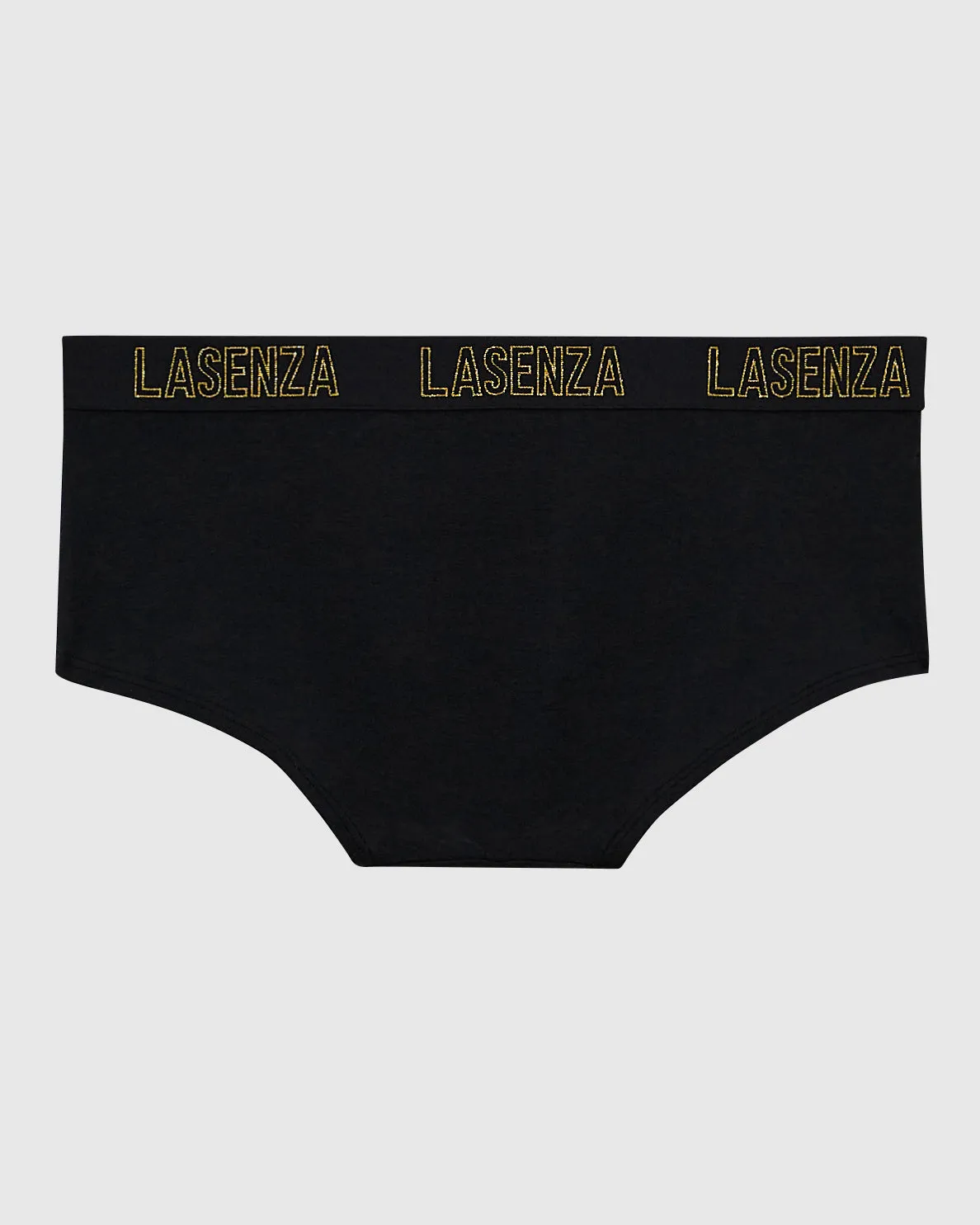 Boyshort Panty with Logo Band in Smoulder Black sold by La SENZA product image thumbnail 2