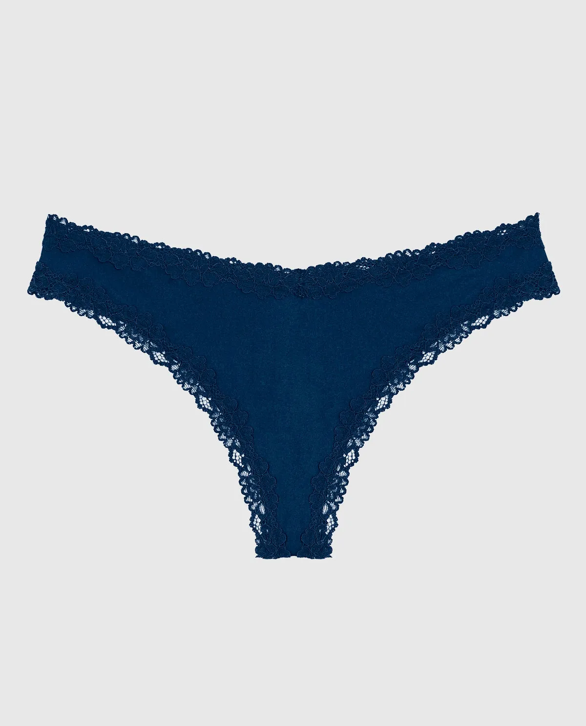 Thong Panty with Lace Trim sold by La SENZA