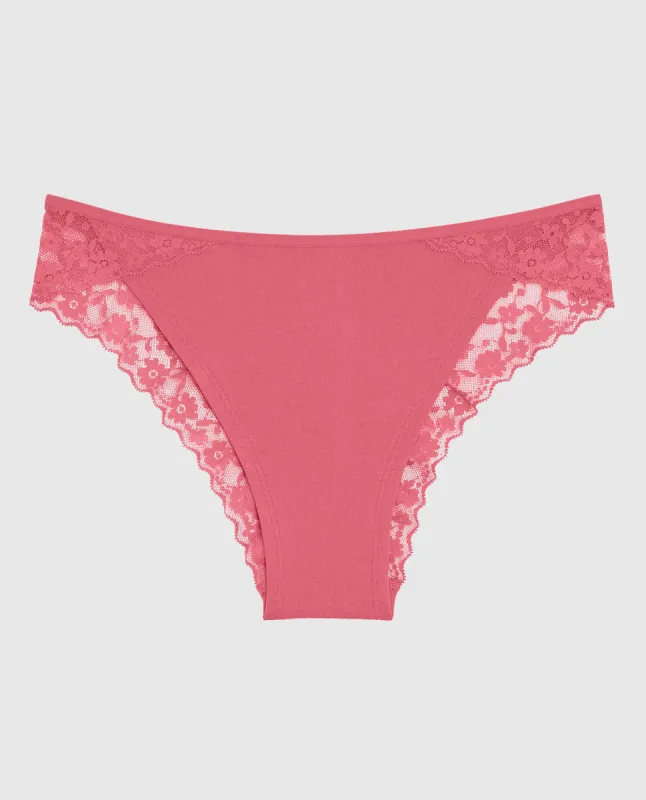 Cheeky Panty with Lace Trim sold by La SENZA