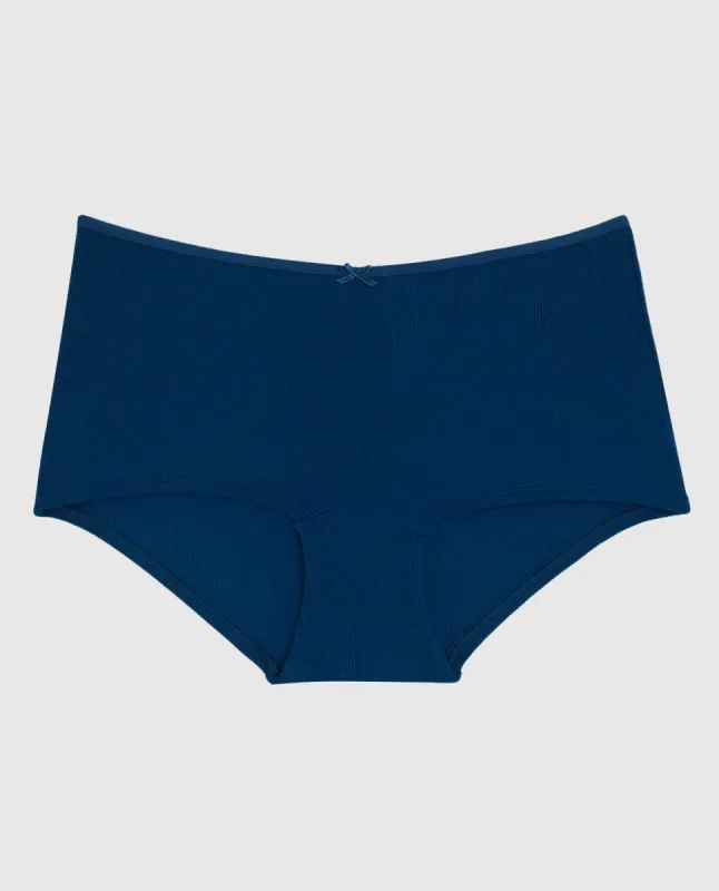 Ultrasoft Modal V-Waist Ribbed Boyshort Panty sold by La SENZA