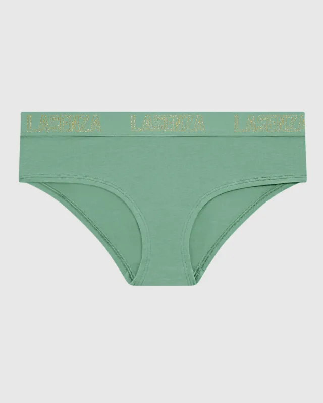 Hipster Panty with Logo Band sold by La SENZA