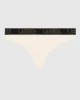 Thong Panty with Logo Band in Ivory Dawn sold by La SENZA