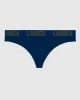 Thong Panty with Logo Band in Ocean Cavern sold by La SENZA