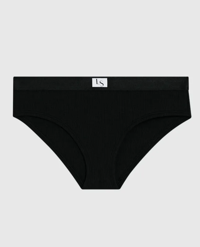 Hipster Panty in Smoulder Black sold by La SENZA