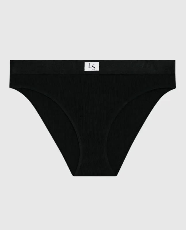 Bikini Panty in Smoulder Black sold by La SENZA