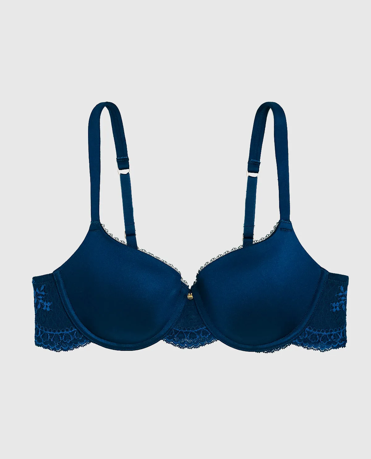 Smooth Lightly Lined Balconette Bra with Lace Wing sold by La SENZA