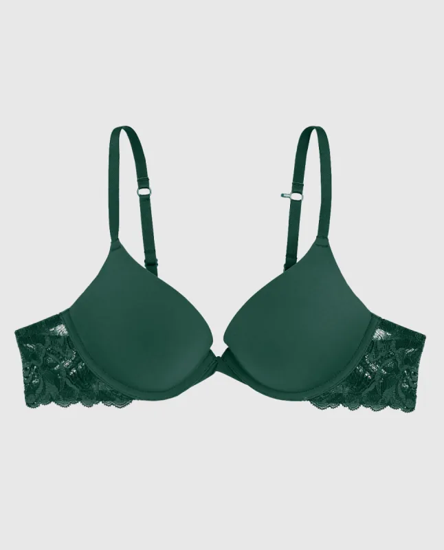 Smooth Push Up Pluge Bra with Lace Wing sold by La SENZA