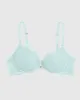 Allover Lace Push Up Bra in Vista Blue sold by La SENZA