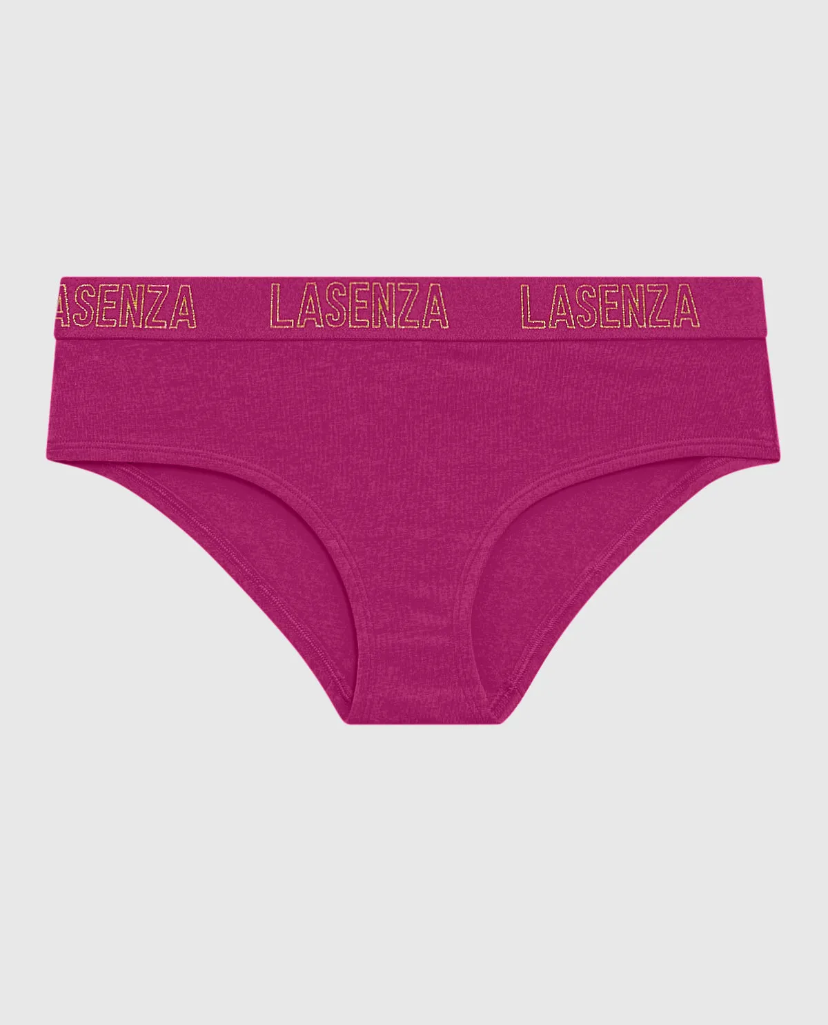 Hipster Panty with Logo Band in Outrageous Pink sold by La SENZA