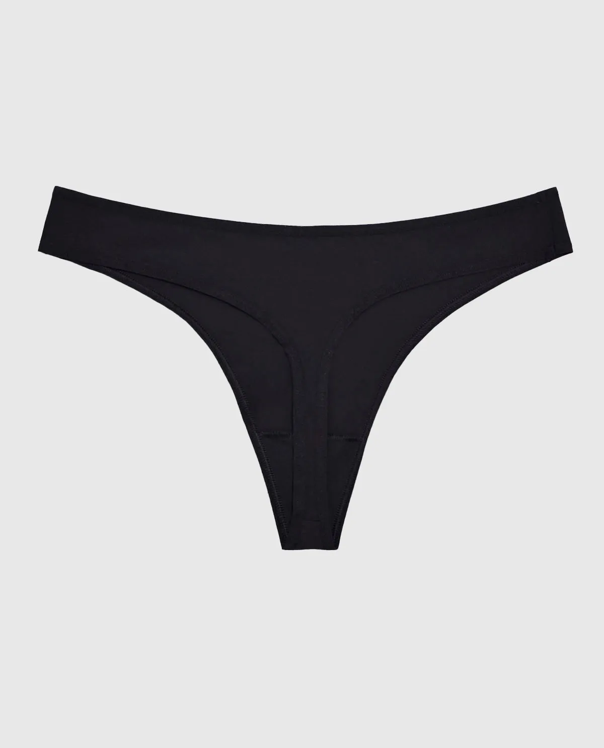 Microfiber Thong Panty in Smoulder Black sold by La SENZA product image thumbnail 2