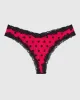 Thong Panty with Lace in LS Dot sold by La SENZA