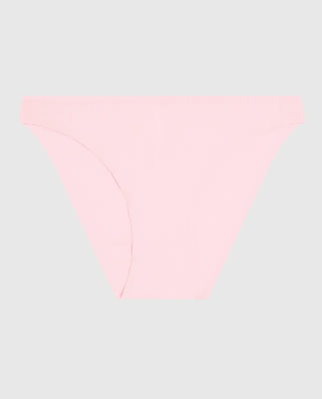 Ribbed Bikini Panty in Pink-A-Boo sold by La SENZA