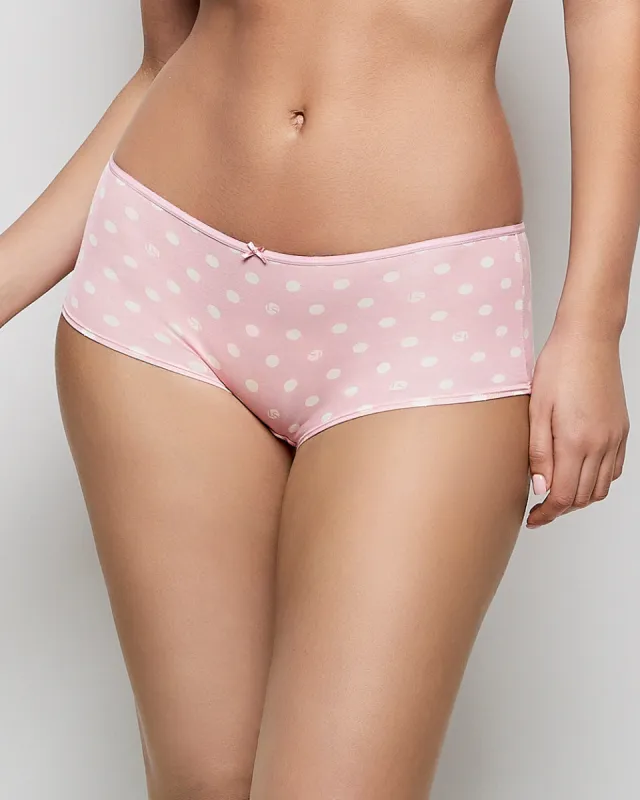 Boyshort Panty with Bow in LS Dot sold by La SENZA