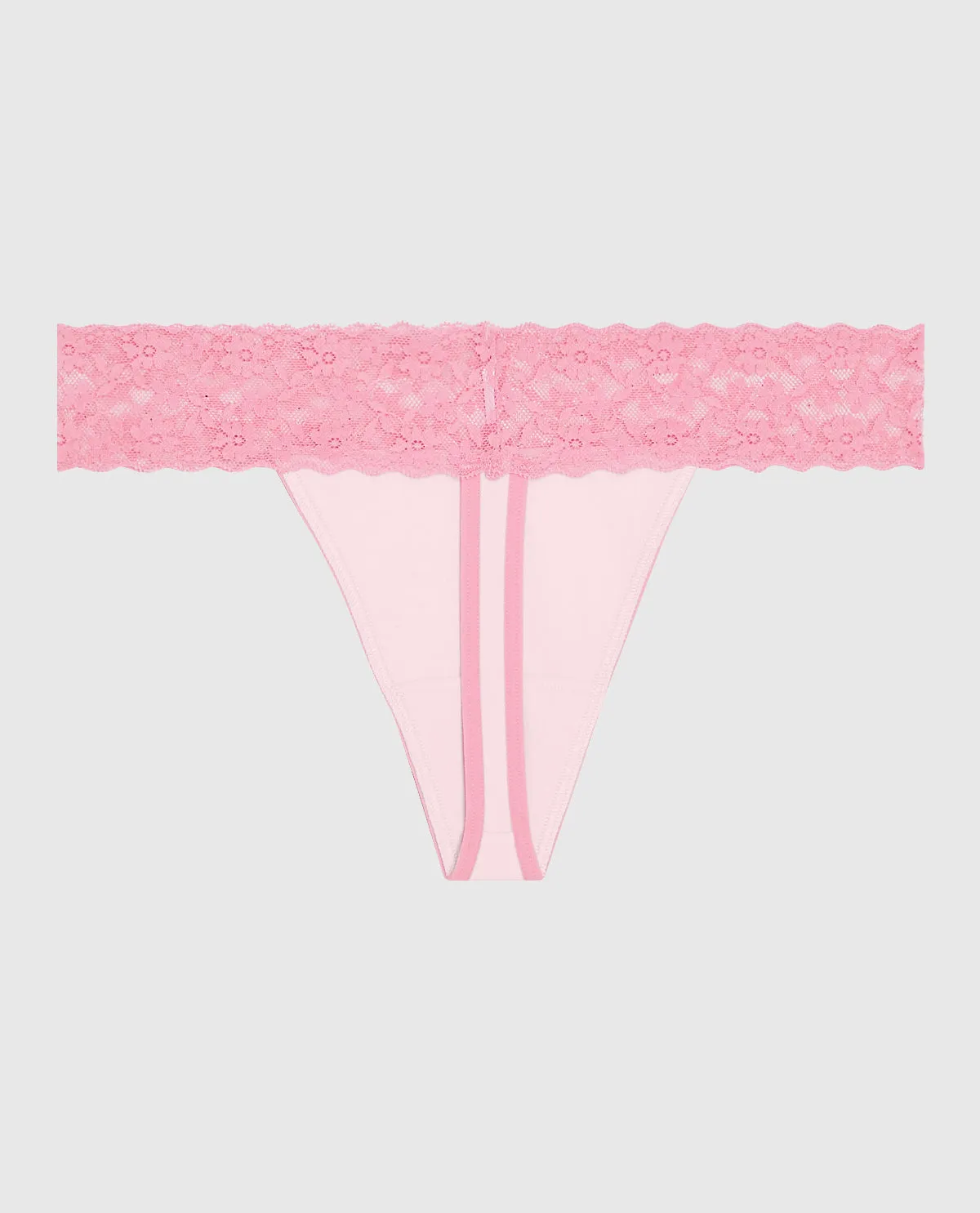 Thong Panty with Logo Trim in Pink sold by La SENZA product image thumbnail 5