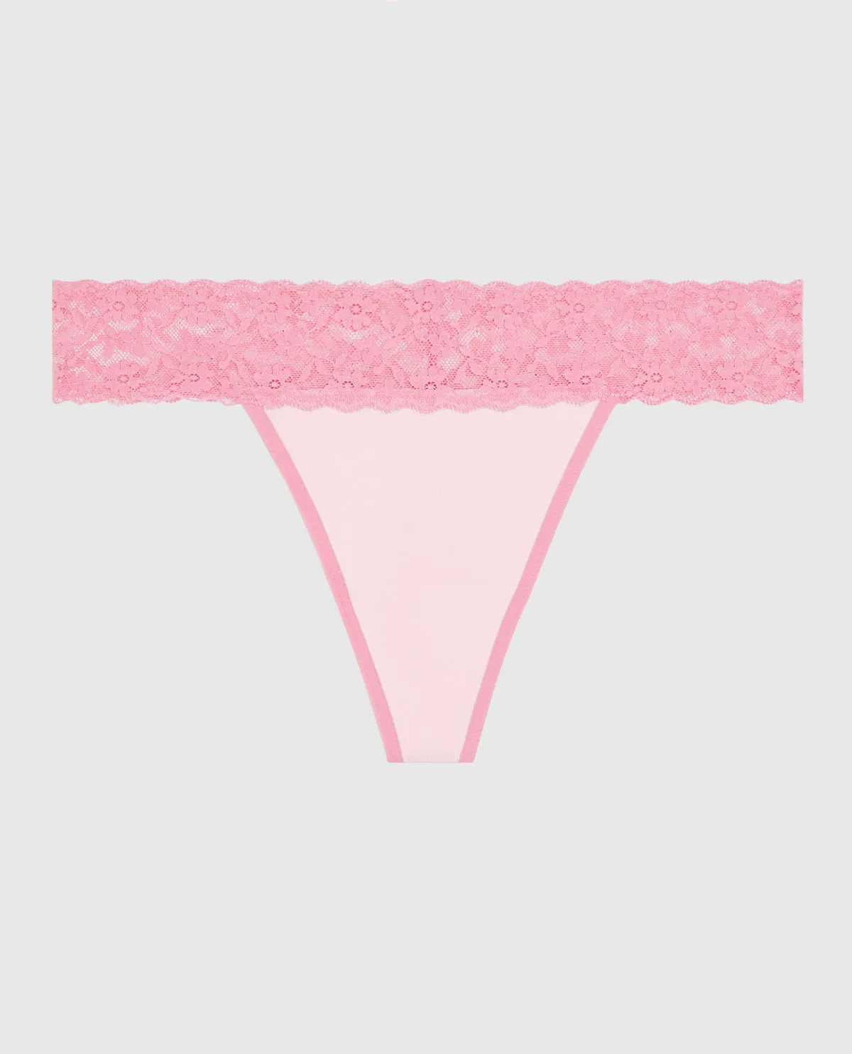 Thong Panty with Logo Trim in Pink sold by La SENZA product image thumbnail 4