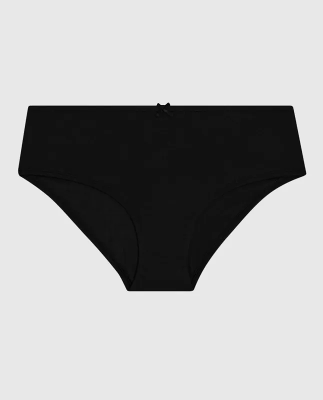 Hipster Panty with Bow in Black sold by La SENZA