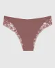Cheeky Panty with Lace Trim in Dusty Cedar sold by La SENZA