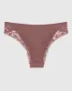 Cheeky Panty with Lace Trim in Dusty Cedar sold by La SENZA