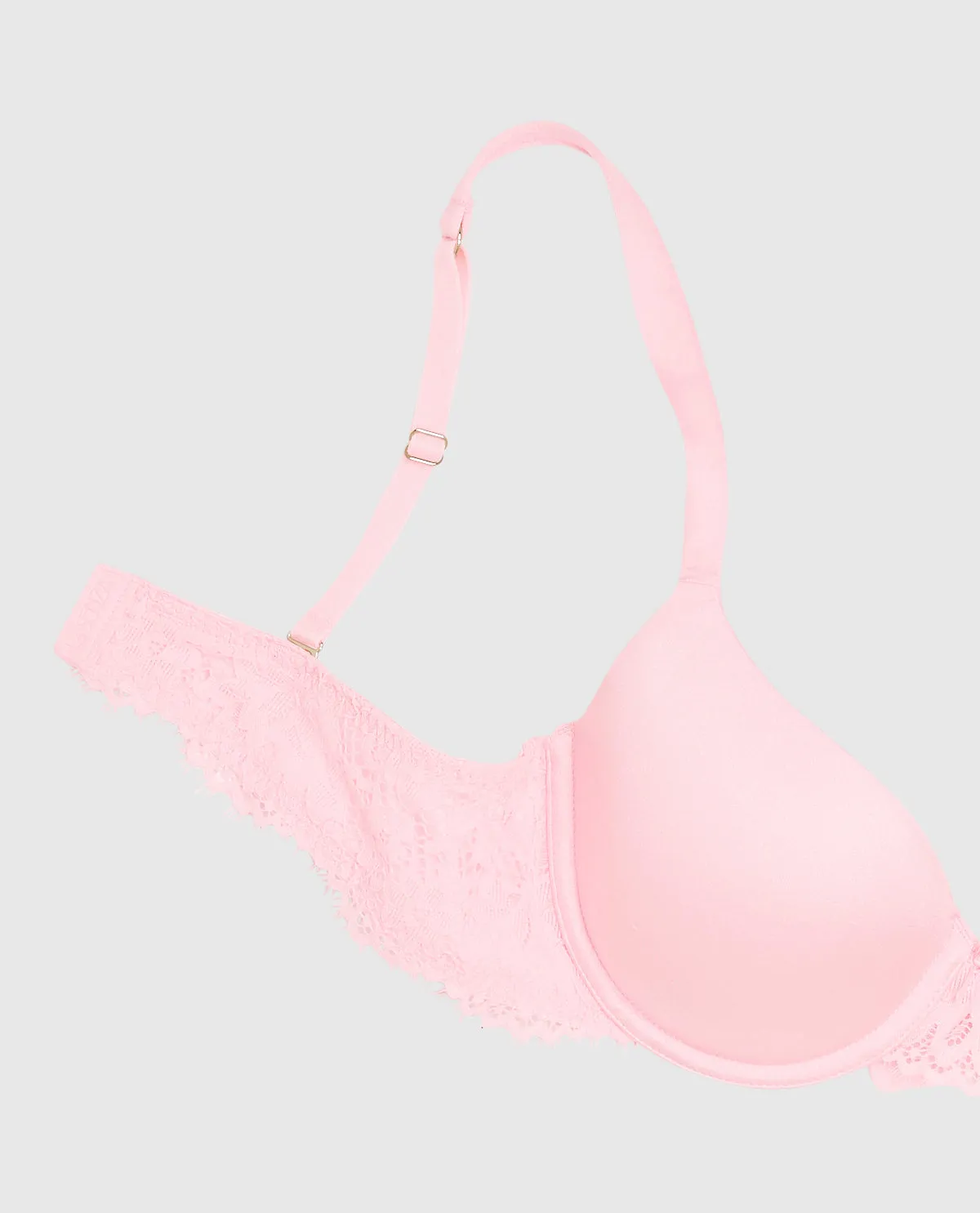 Lightly Lined Full Coverage Bra with Lace in Pink-A-Boo sold by La SENZA product image thumbnail 5