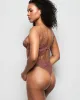 Lightly Lined Lace Bodysuit in Dusty Cedar sold by La SENZA
