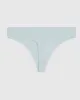 Ribbed Thong Panty in Vista Blue sold by La SENZA