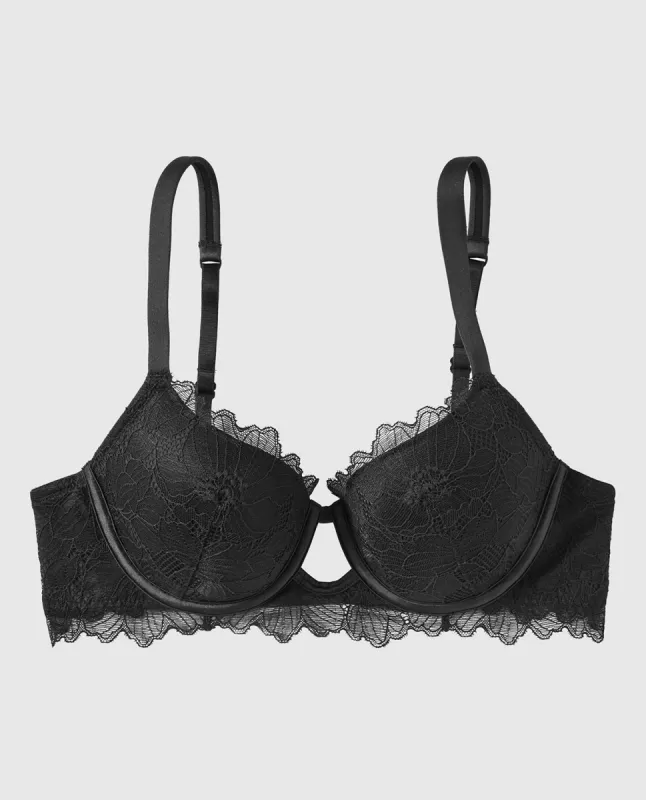 Lightly Lined Full Coverage Bra with Allover Lace sold by La SENZA