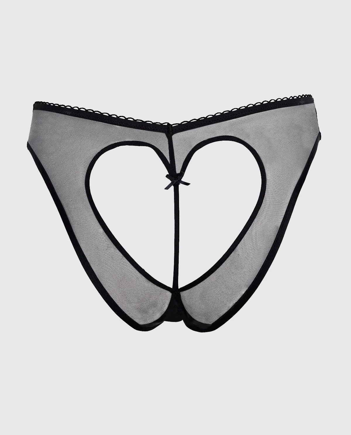Mesh Bumless Cheeky Panty in Black sold by La SENZA product image thumbnail 5